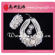 Specialy Design New Inspired Big Pearl Necklace Set